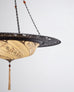 Fortuny Scudo Saraceno Venetian Bronze Silk Lamp Chandelier