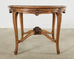 19th Century Country French Provincial Oak Center Table
