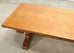 French Provincial Country Oak Trestle Farmhouse Dining Table 7Ft