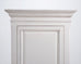 Country French Provincial Painted Bonnetière Storage Cabinet