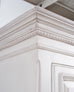 Country French Provincial Painted Bonnetière Storage Cabinet