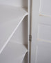 Country French Provincial Painted Bonnetière Storage Cabinet