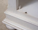 Country French Provincial Painted Bonnetière Storage Cabinet