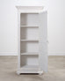Country French Provincial Painted Bonnetière Storage Cabinet