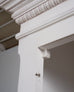 Country French Provincial Painted Bonnetière Storage Cabinet