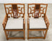 Pair of Chinese Ming Style Scholar's Armchairs with Marble Inset