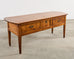 19th Century Country French Fruitwood Console Table Server 6 Ft.