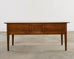 19th Century Country French Fruitwood Console Table Server 6 Ft.