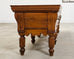 Repurposed 19th C. French Butcher Block Work Table Kitchen Island 8 Ft