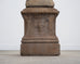 Neoclassical Cast Stone Garden Finial on Pedestal 44 Inch