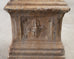 Neoclassical Cast Stone Garden Finial on Pedestal 44 Inch