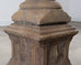 Neoclassical Cast Stone Garden Finial on Pedestal 44 Inch