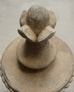 Neoclassical Cast Stone Garden Finial on Pedestal 44 Inch