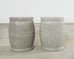 Set of Six Ceramic Drum Garden Stools or Drink Table