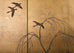 Japanese Showa Four-Panel Screen Wild Geese Autumn Landscape