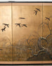 Japanese Showa Four-Panel Screen Wild Geese Autumn Landscape