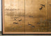Japanese Showa Four-Panel Screen Wild Geese Autumn Landscape