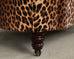 Pair of George Smith Jules Lounge Chairs in Leopard Velvet