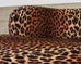 Pair of George Smith Jules Lounge Chairs in Leopard Velvet