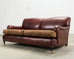George Smith English Howard & Sons Signature Leather Sofa