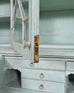 19th Century Georgian Astral Glazed Painted Bookcase with Secretary