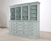 19th Century Georgian Astral Glazed Painted Bookcase with Secretary