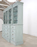 19th Century Georgian Astral Glazed Painted Bookcase with Secretary