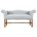 Georgian Chippendale Style Mahogany Upholstered Window Bench
