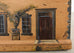Country English Painted Pine Trunk with Georgian House Facade