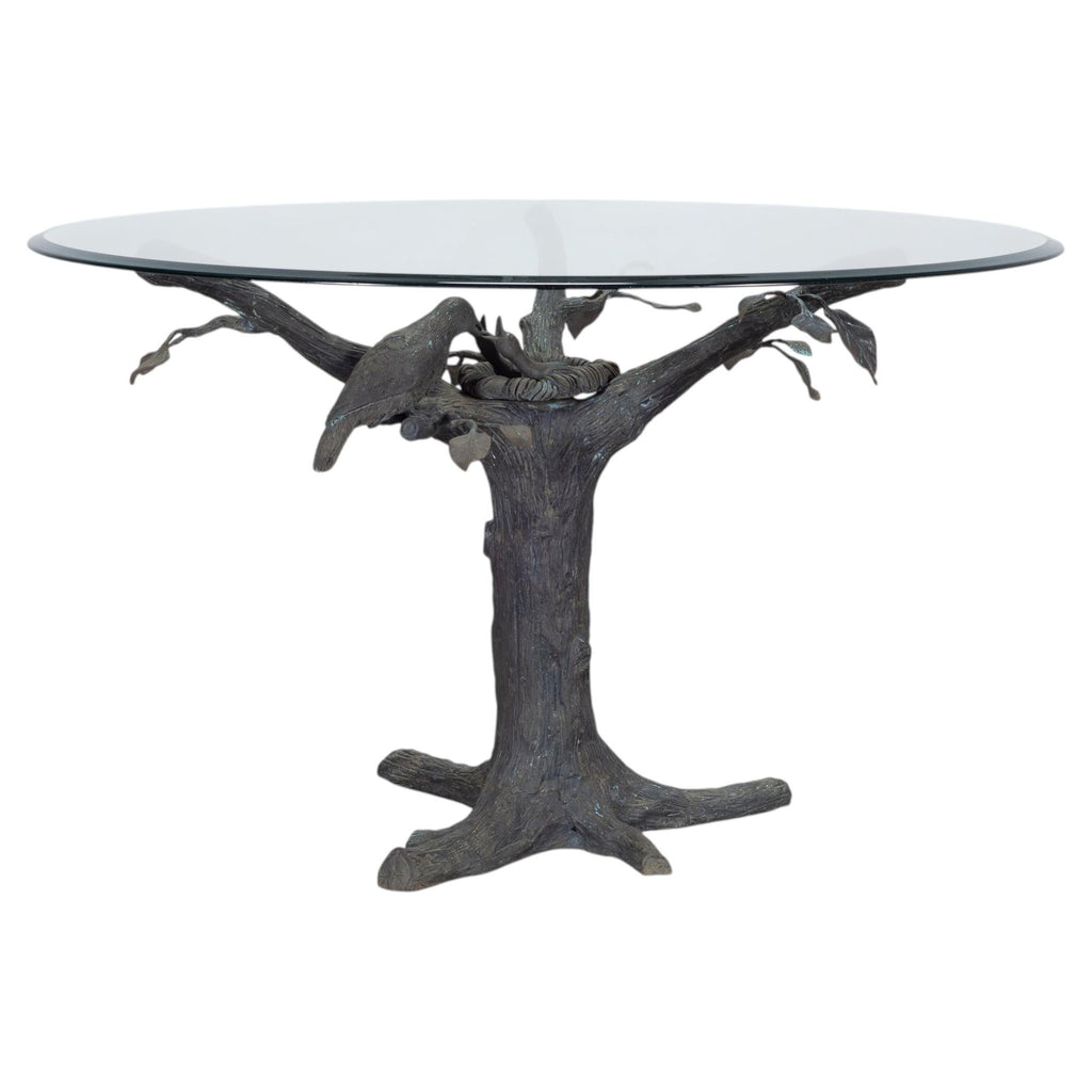 Giacometti Inspired Sculptural Bronze Tree Dining Center Table