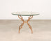 French Gilded Iron Hollywood Regency Breakfast or Center Table