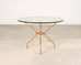 French Gilded Iron Hollywood Regency Breakfast or Center Table