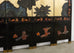 Chinese Export Six Panel Coromandel Screen Gilt Courtyard
