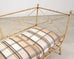Giacometti Style Neoclassical Gilt Iron Daybed or Sofa 7 Ft