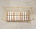 Giacometti Style Neoclassical Gilt Iron Daybed or Sofa 7 Ft