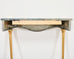 French Napoleon Empire Style Marble Bronzed Wall Console Table