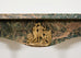 French Napoleon Empire Style Marble Bronzed Wall Console Table