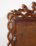 Mid-Century Italian Rococo Style Giltwood Ribbon Wall Mirror