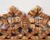 Mid-Century Italian Rococo Style Giltwood Ribbon Wall Mirror