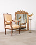 Mid-Century Italian Rococo Style Giltwood Ribbon Wall Mirror