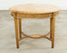 French Louis XVI Neoclassical Style Marble Top Center Table