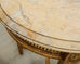 French Louis XVI Neoclassical Style Marble Top Center Table