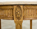 French Louis XVI Neoclassical Style Marble Top Center Table