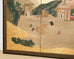 Pair of Japanese Meiji Screens Country Village Landscape