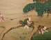 Pair of Japanese Meiji Screens Country Village Landscape