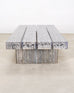 Timothy Oulton Glacier Coffee Table Burnt Timber in Lucite 6 Ft