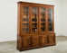 French Louis Philippe Style Walnut Library Bibliotheque Bookcase