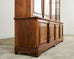 French Louis Philippe Style Walnut Library Bibliotheque Bookcase