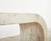 Modern Goatskin Parchment Veneered Console Table by Scala