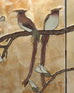 Chinese Export Six-Panel Gilt Landscape Coromandel Screen 8 Ft